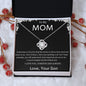 To My Mom - Love Knot Necklace