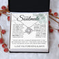 To My Soulmate - Love Knot Necklace