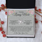 To My Loving Mom Love Your Son- Love Knot Necklace