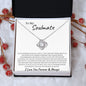 To My Soulmate - Love Knot Necklace