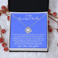 To My Beautiful Loving Mother - Love Knot Necklace