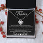 To My Amazing Mother Love Daughter - Love Knot Necklace