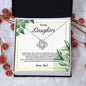 To My Daughter Love Knot Necklace - Love Dad