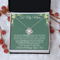 To My Mom Love Son - Love Knot Necklace