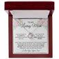 To My Loving Mother Love Son - Love Knot Necklace