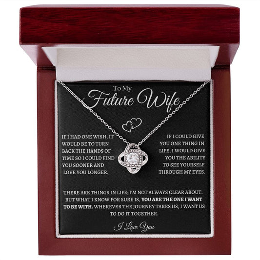 To My Future Wife - Love Knot Necklace