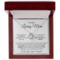 To My Loving Mother Love Daughter - Love Knot Necklace