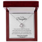 To My Daughter Love Knot Necklace