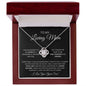 To My Loving Mother Love Son - Love Knot Necklace