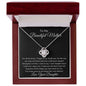 To My Beautiful Loving Mother - Love Knot Necklace