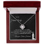 To My Future Wife - Love Knot Necklace