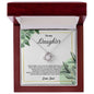 To My Daughter Love Knot Necklace - Love Dad