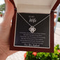 To My Wife - Love Knot Necklace