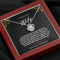 To My Beautiful Wife- Love Knot Necklace