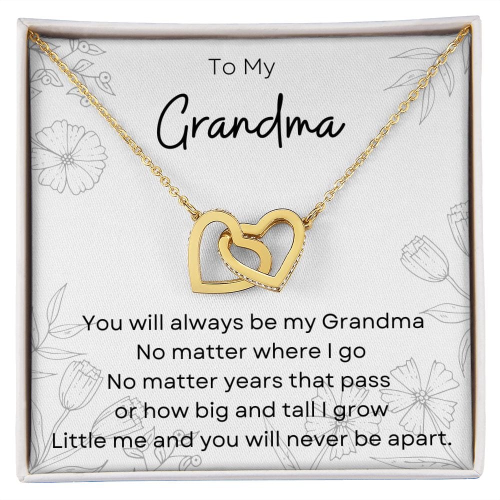 To My Grandma- Interlocking Hearts