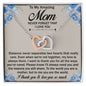 To My Amazing Mom - Interlocking Hearts Necklace