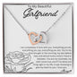 To My Beautiful Girlfriend - Interlocking Hearts Necklace