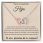 Para mi querida Hija - Interlocking Hearts Necklace