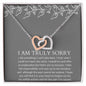 I am Truly Sorry - Interlocking Hearts Necklace