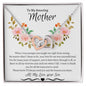 To My Amazing Mother Love Son - Interlocking Hearts Necklace