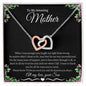 To My Amazing Mother Love Son - Interlocking Hearts Necklace