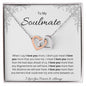 To My Soulmate- Interlocking Hearts -
