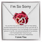 I'm So Sorry - Interlocking Hearts Necklace