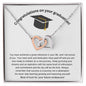 Congratulations on your graduation! - Interlocking Hearts Necklace