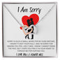 I Am Sorry - Interlocking Hearts Necklace