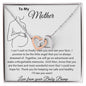 To My Mother - Interlocking Hearts Necklace