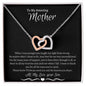 To My Amazing Mother Love Son - Interlocking Hearts Necklace