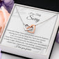 I am Truly Sorry - Interlocking Hearts Necklace