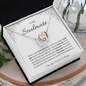 To My Soulmate- Interlocking Hearts -