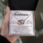 To My Soulmate - Interlocking Hearts Necklace