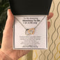 To My Amazing Mommy To Be - Interlocking Hearts Necklace