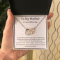 To My Mother on my wedding day - Interlocking Hearts Necklace