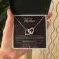 To My Amazing Mother Love Son - Interlocking Hearts Necklace