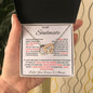 To My Soulmate - Interlocking Hearts Necklace
