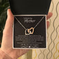 To My Amazing Mother Love Daughter - Interlocking Hearts Necklace