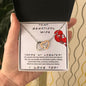To My Beautiful Wife - Interlocking Hearts Necklace