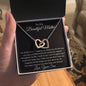 To My Beautiful Mother - Interlocking Hearts Necklace