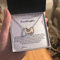 To Our Beloved Granddaughter - Interlocking Hearts Necklace
