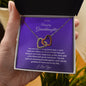 To My Amazing Granddaughter - Interlocking Hearts Necklace