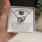 Congratulations on your graduation! - Interlocking Hearts Necklace