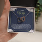 To My Wife - Interlocking Hearts Necklace
