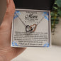 To My Amazing Mom - Interlocking Hearts Necklace