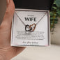 My Dear Wife - Interlocking Hearts Necklace