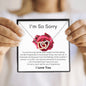 I'm So Sorry - Interlocking Hearts Necklace
