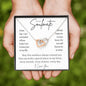 To My Soulmate - Interlocking Hearts Necklace