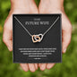 To My Future Wife - Interlocking Hearts Necklace